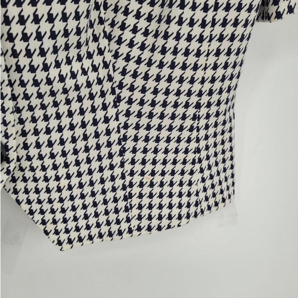 David‎ Hayes Vintage 60s Houndstooth 4 Piece Pleated Maxi Skirt set Outfit Suit - Picture 10 of 16